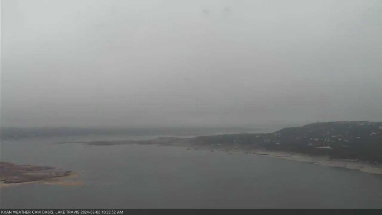 Lake Travis webcam, February 2, 2024 10:25 AM CT