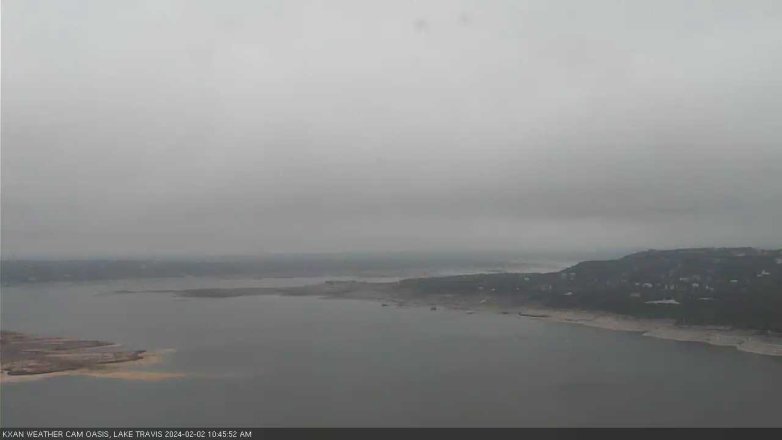 Lake Travis webcam, February 2, 2024 10:45 AM CT