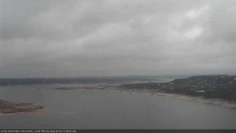Lake Travis webcam, February 2, 2024 11:45 AM CT