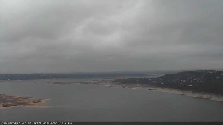 Lake Travis webcam, February 2, 2024 12:00 PM CT