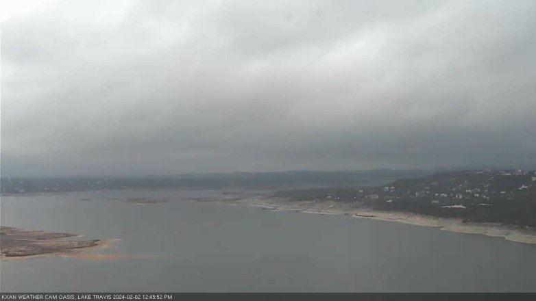 Lake Travis webcam, February 2, 2024 12:45 PM CT