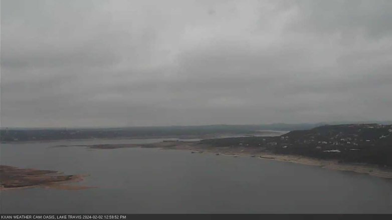Lake Travis webcam, February 2, 2024 1:00 PM CT