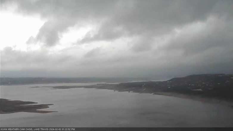 Lake Travis webcam, February 2, 2024 1:25 PM CT