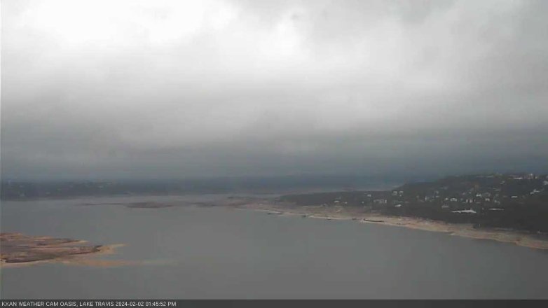 Lake Travis webcam, February 2, 2024 1:45 PM CT