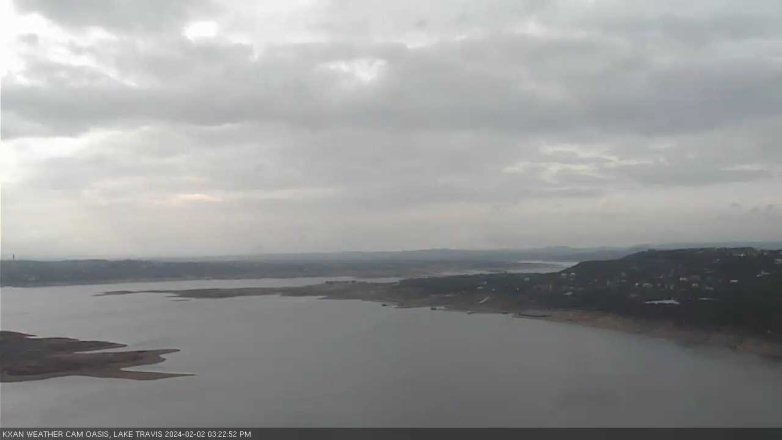 Lake Travis webcam, February 2, 2024 3:25 PM CT