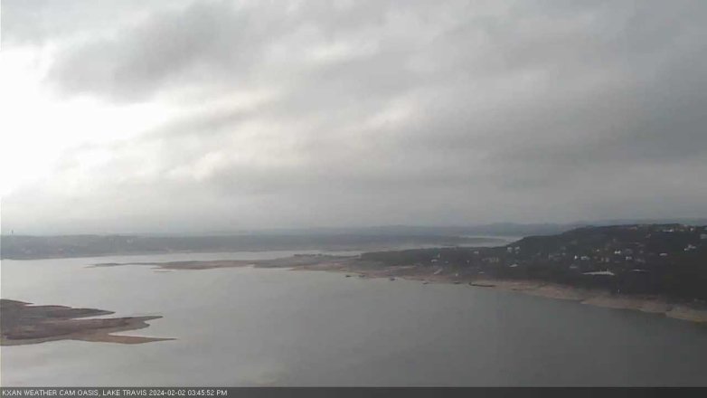 Lake Travis webcam, February 2, 2024 3:45 PM CT