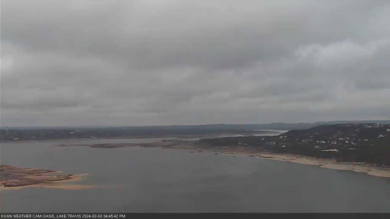 Lake Travis webcam, February 2, 2024 4:45 PM CT