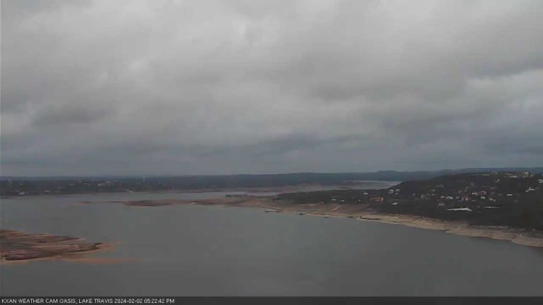 Lake Travis webcam, February 2, 2024 5:25 PM CT
