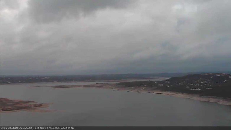 Lake Travis webcam, February 2, 2024 5:45 PM CT