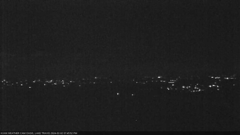 Lake Travis webcam, February 2, 2024 7:45 PM CT