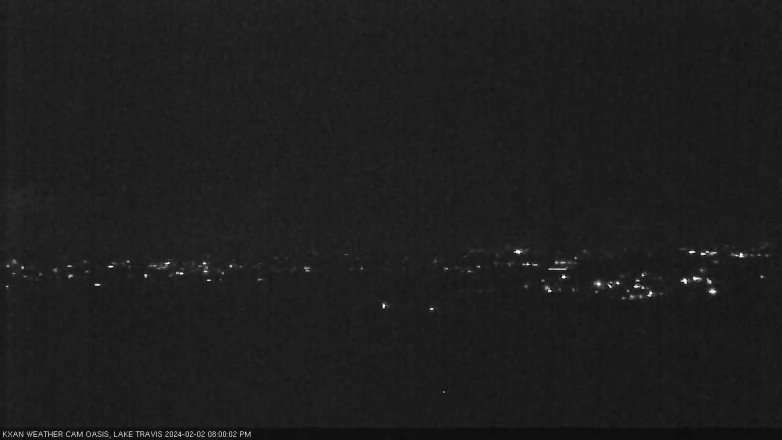 Lake Travis webcam, February 2, 2024 8:00 PM CT