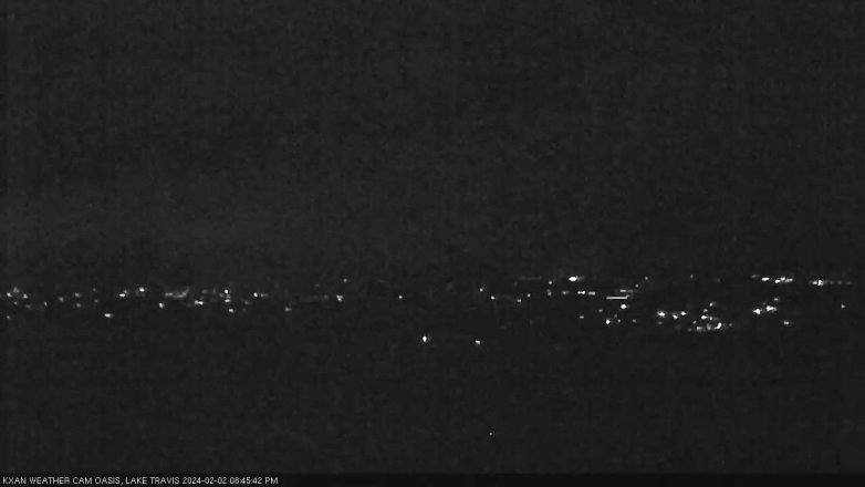 Lake Travis webcam, February 2, 2024 8:45 PM CT