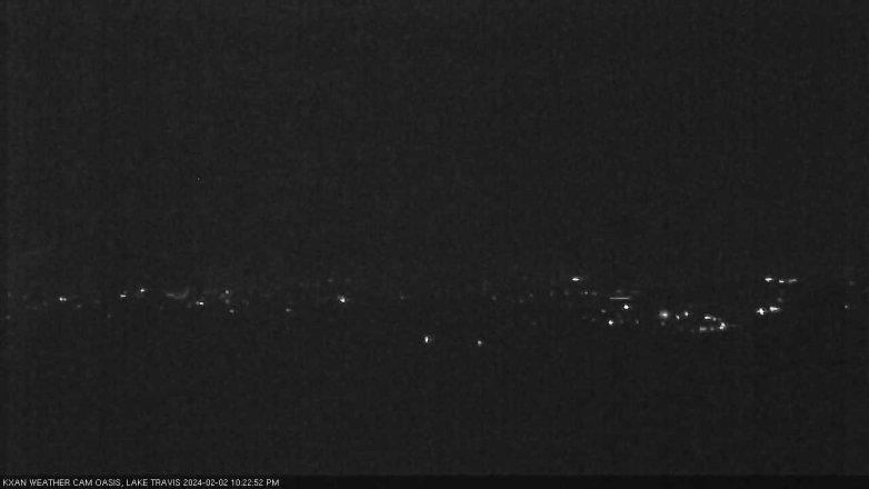 Lake Travis webcam, February 2, 2024 10:25 PM CT