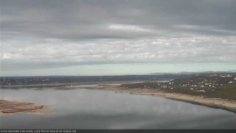 Lake Travis webcam, February 3, 2024 10:00 AM CT