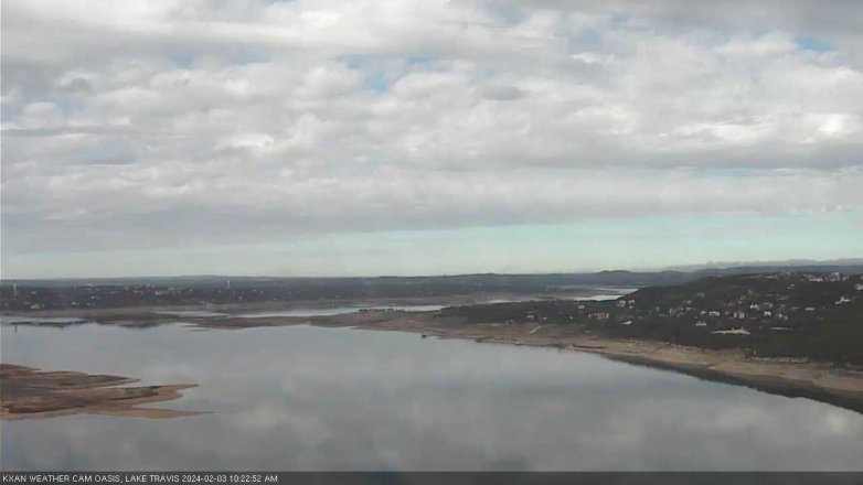 Lake Travis webcam, February 3, 2024 10:25 AM CT