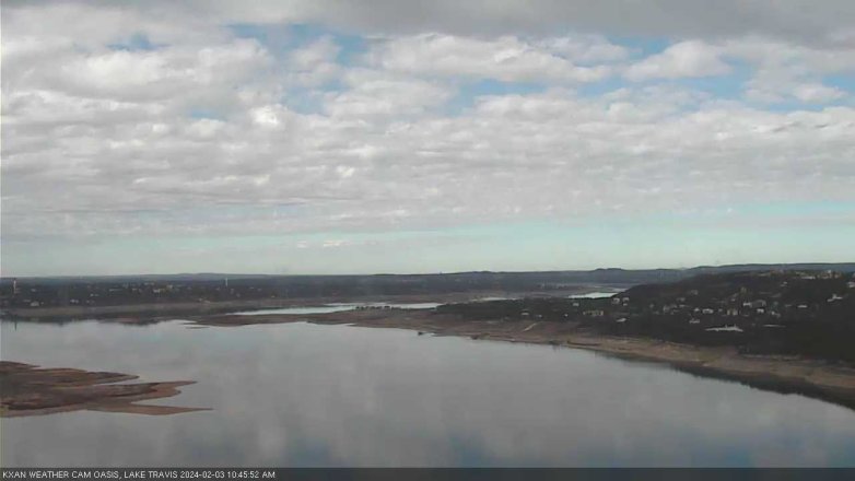 Lake Travis webcam, February 3, 2024 10:45 AM CT
