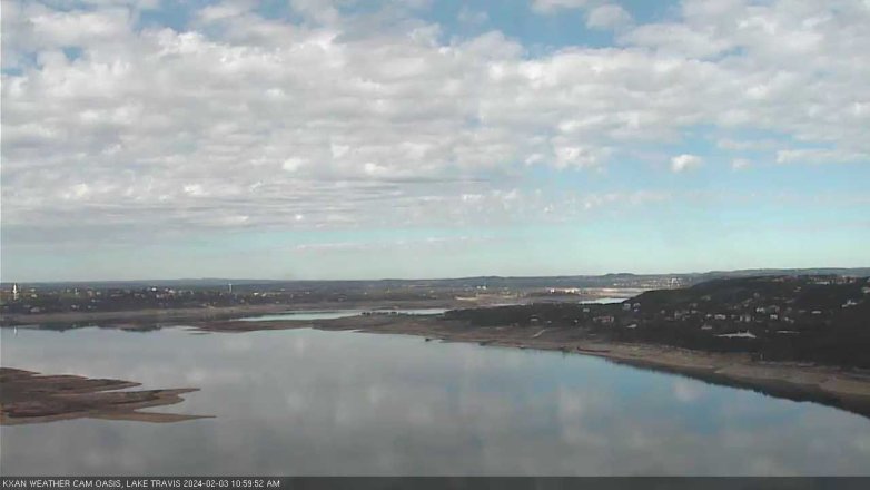 Lake Travis webcam, February 3, 2024 11:00 AM CT