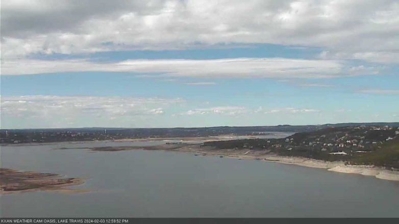 Lake Travis webcam, February 3, 2024 1:00 PM CT