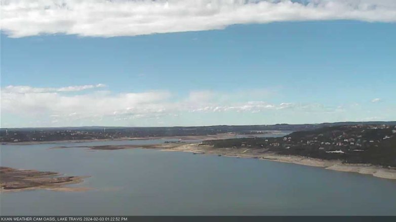 Lake Travis webcam, February 3, 2024 1:25 PM CT