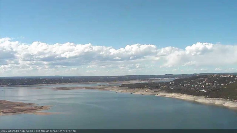 Lake Travis webcam, February 3, 2024 2:25 PM CT