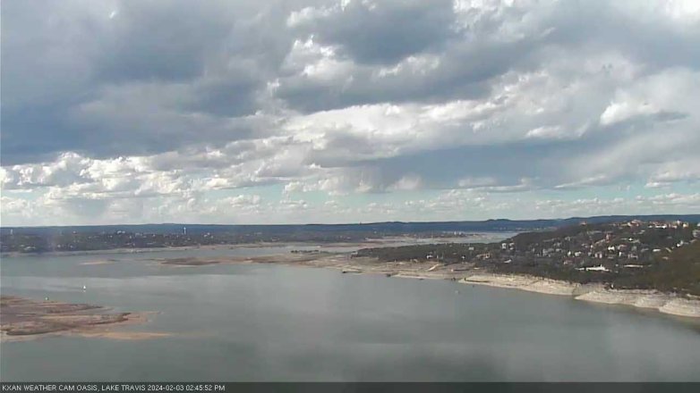 Lake Travis webcam, February 3, 2024 2:45 PM CT