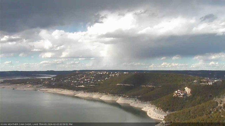 Lake Travis webcam, February 3, 2024 3:00 PM CT