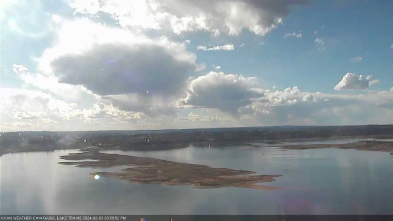 Lake Travis webcam, February 3, 2024 4:00 PM CT