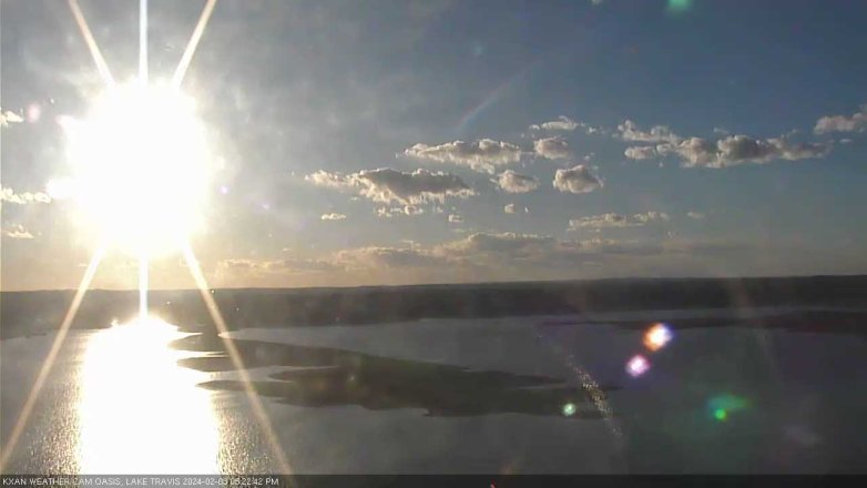 Lake Travis webcam, February 3, 2024 5:25 PM CT