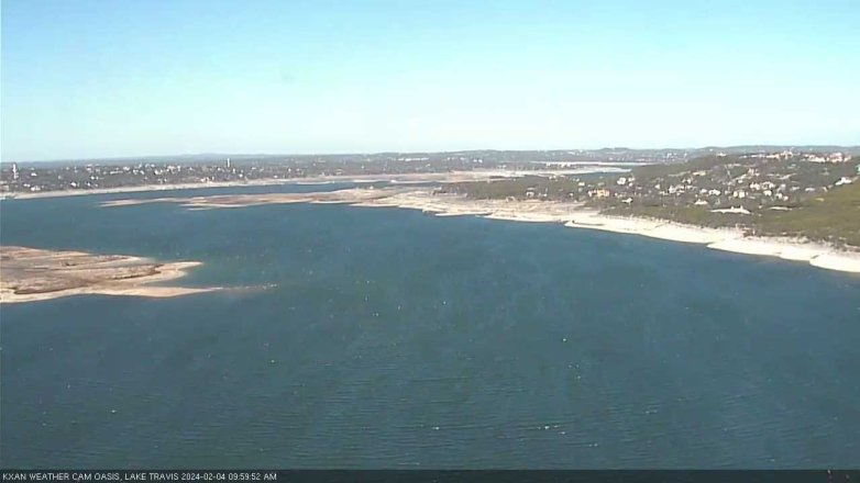 Lake Travis webcam, February 4, 2024 10:00 AM CT