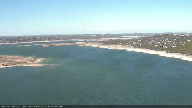 Lake Travis webcam, February 4, 2024 11:00 AM CT