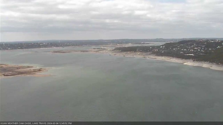 Lake Travis webcam, February 4, 2024 12:45 PM CT