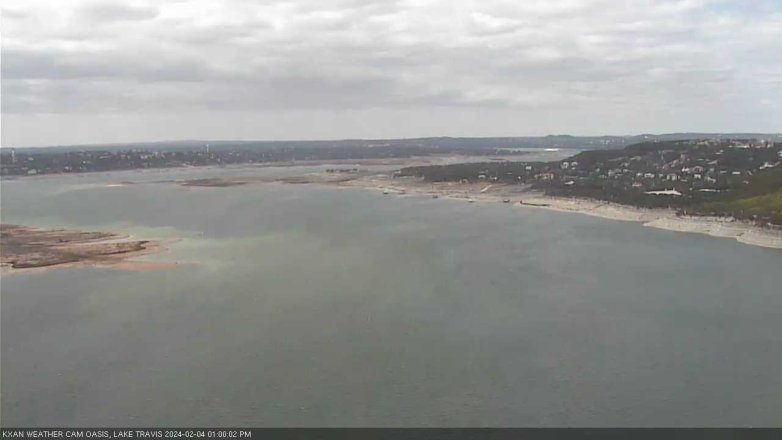 Lake Travis webcam, February 4, 2024 1:00 PM CT