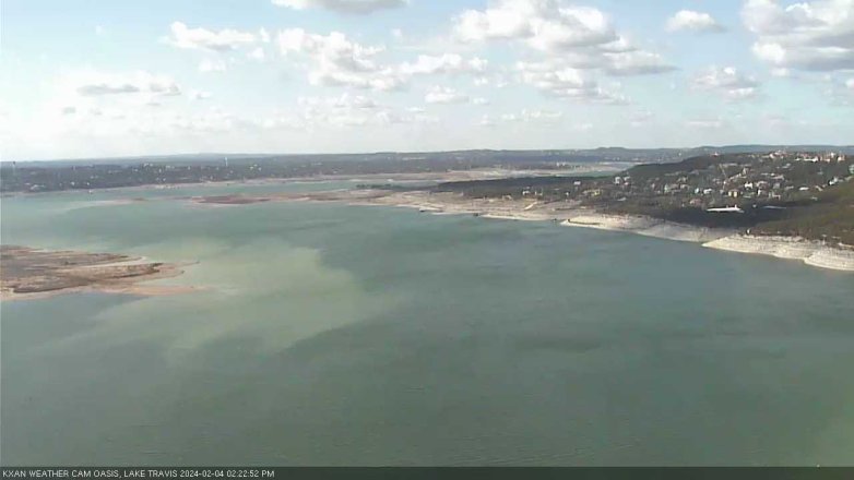 Lake Travis webcam, February 4, 2024 2:25 PM CT