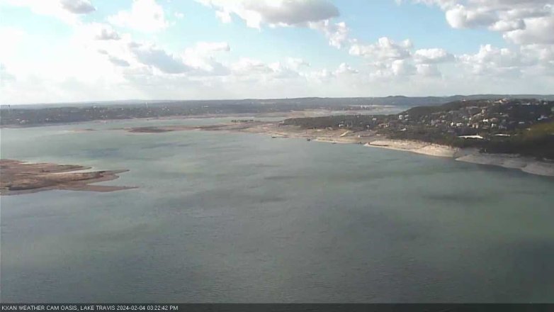 Lake Travis webcam, February 4, 2024 3:25 PM CT
