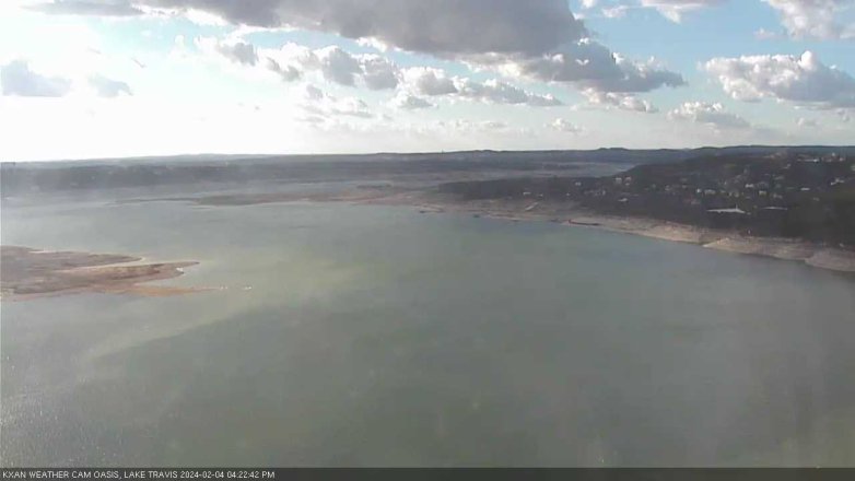 Lake Travis webcam, February 4, 2024 4:25 PM CT