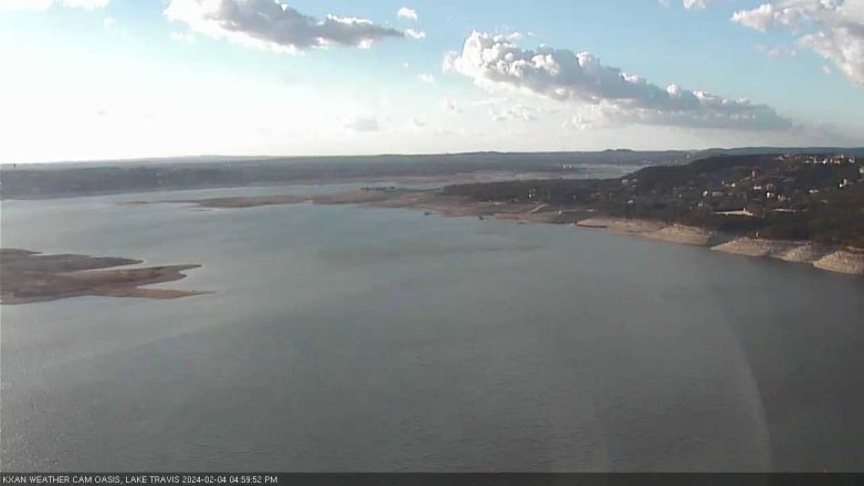 Lake Travis webcam, February 4, 2024 5:00 PM CT
