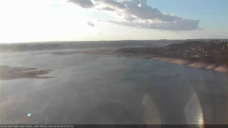 Lake Travis webcam, February 4, 2024 5:25 PM CT