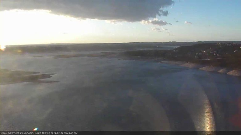 Lake Travis webcam, February 4, 2024 5:45 PM CT
