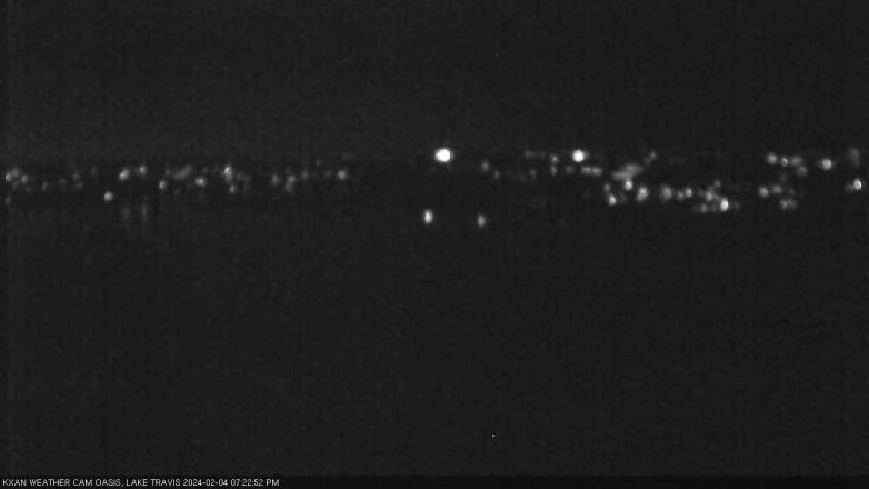 Lake Travis webcam, February 4, 2024 7:25 PM CT