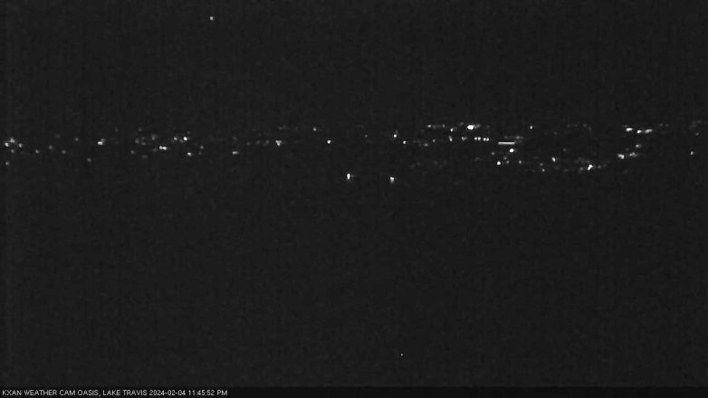 Lake Travis webcam, February 4, 2024 11:45 PM CT