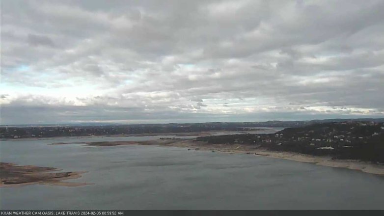 Lake Travis webcam, February 5, 2024 9:00 AM CT