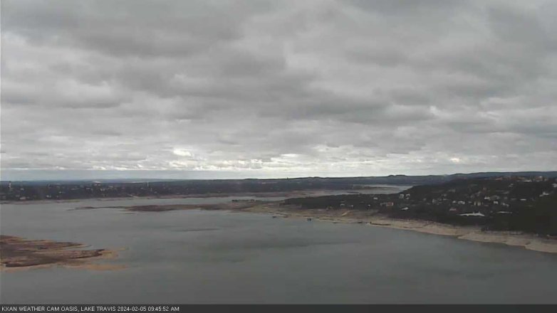 Lake Travis webcam, February 5, 2024 9:45 AM CT