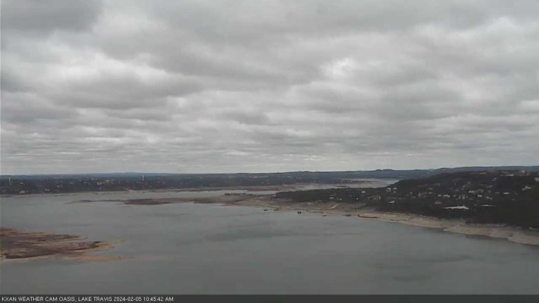 Lake Travis webcam, February 5, 2024 10:45 AM CT