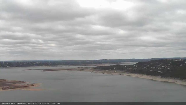 Lake Travis webcam, February 5, 2024 12:00 PM CT