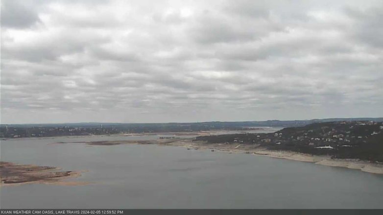 Lake Travis webcam, February 5, 2024 1:00 PM CT