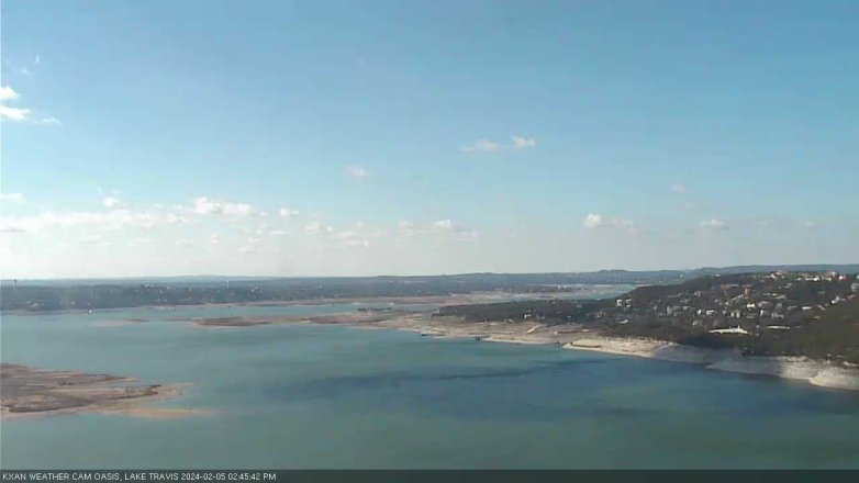 Lake Travis webcam, February 5, 2024 2:45 PM CT
