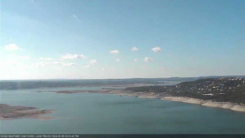 Lake Travis webcam, February 5, 2024 3:25 PM CT