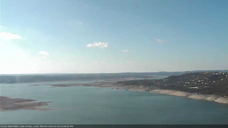 Lake Travis webcam, February 5, 2024 3:45 PM CT