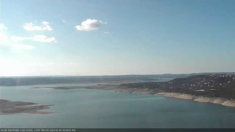Lake Travis webcam, February 5, 2024 4:00 PM CT