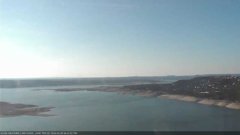 Lake Travis webcam, February 5, 2024 4:25 PM CT